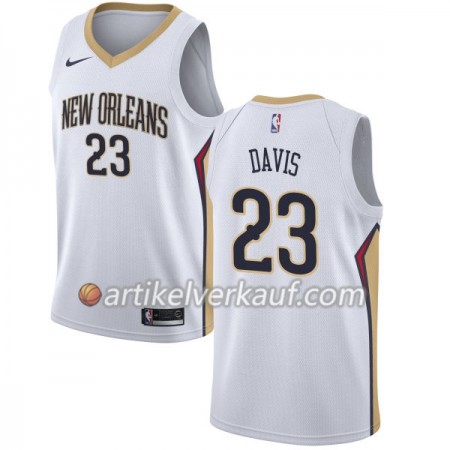 NBA New Orleans Pelicans Trikot Anthony Davis 23 Nike 2017-18 Weiß Swingman - Herren